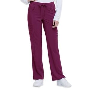 Dickies EDS Essentials Women’s Scrub Pants in Wine - size M